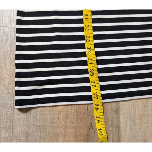 White House Black Market Size M Dress Striped Shift Stretch Casual Nautical - Picture 9 of 9